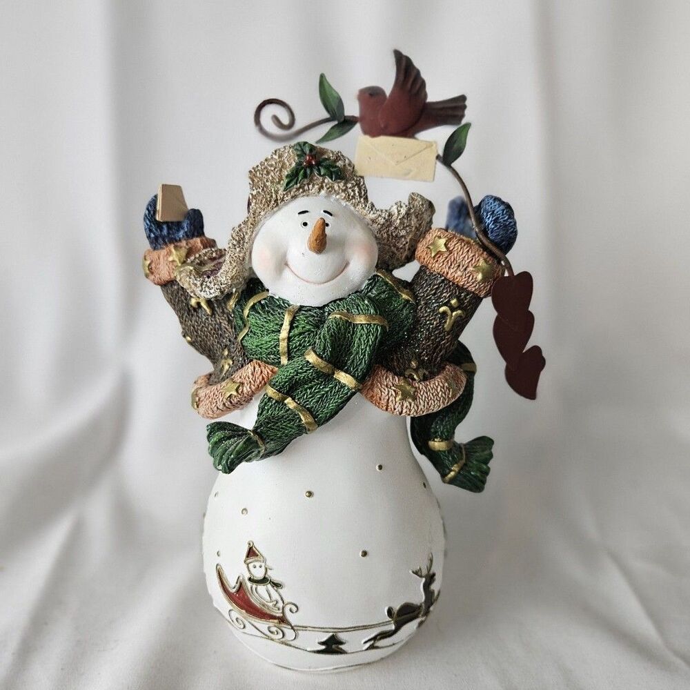 Home Interiors Vintage Snowman 7.25" Tall 2003 Snow Pals